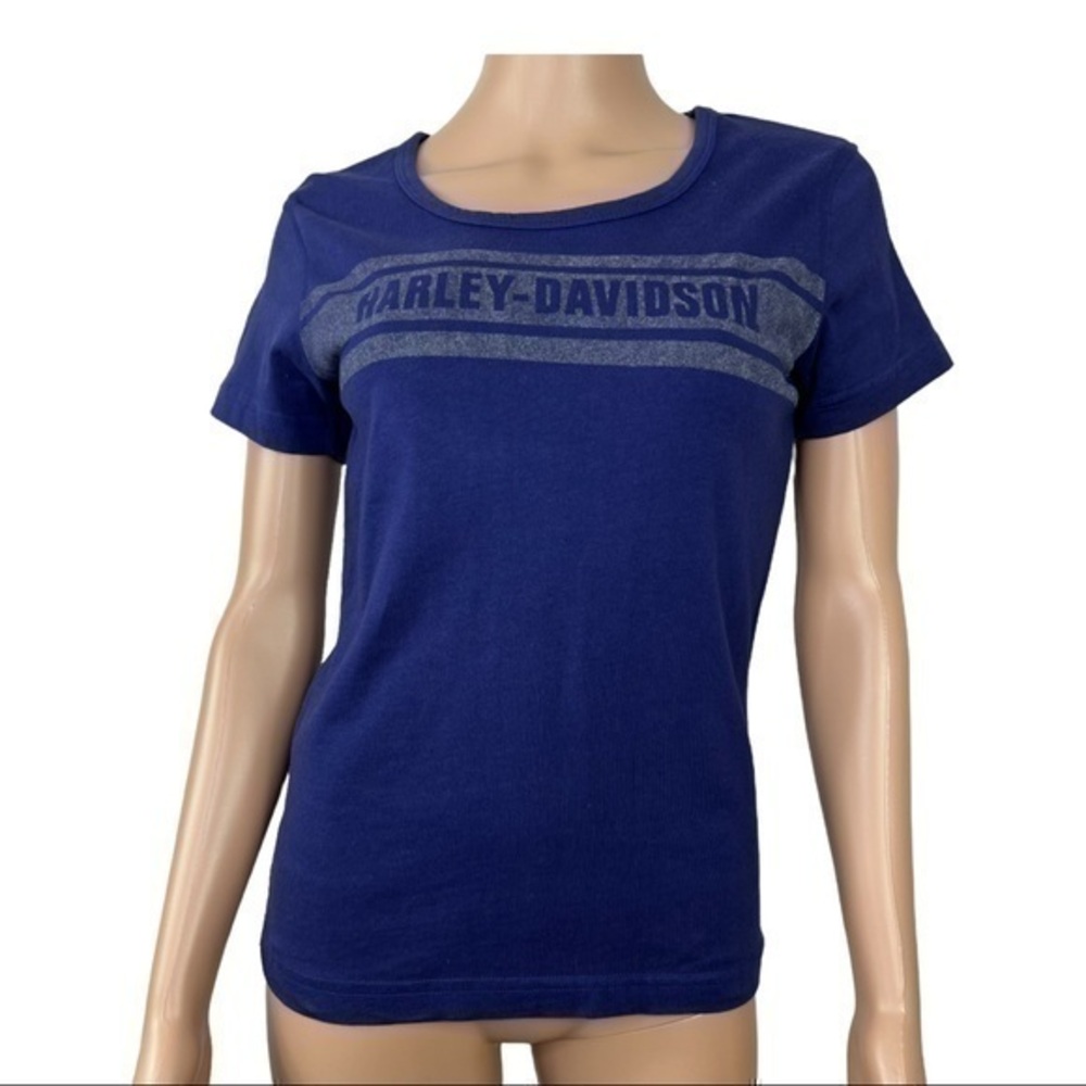 Harley Davidson Women T shirt Blue size Small